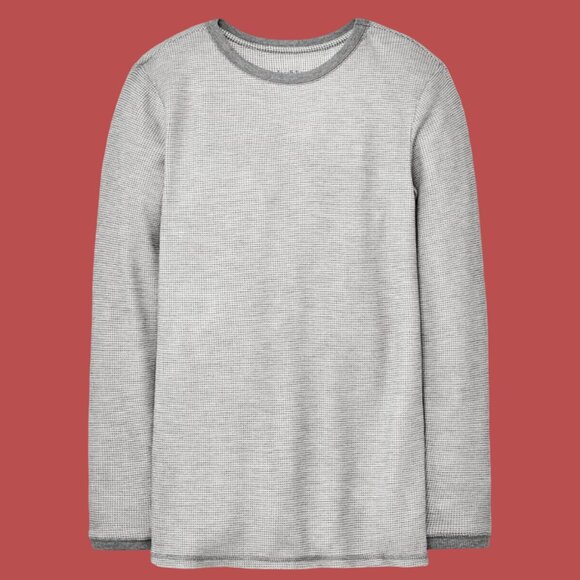 Good Fellow & Co - Men's Relaxed Fit Long Sleeve Thermal Undershirt - Gray - M - Picture 1 of 13